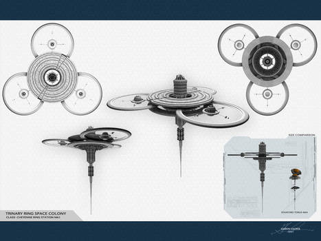 WIP-Trinary Ring Space Station