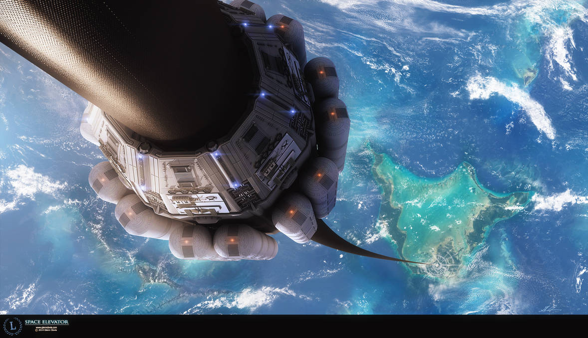 Space Elevator by GlennClovis