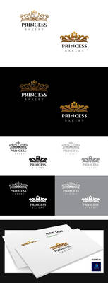 Princess Bakery Logo Template