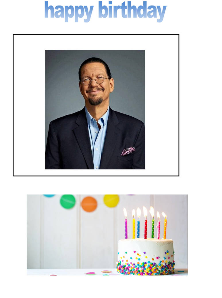 happy birthday Penn Jillette by scottyiam on DeviantArt