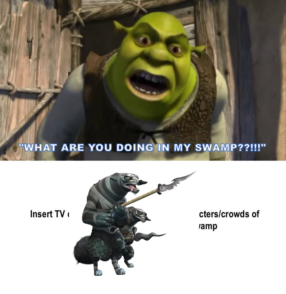 Shen's wolf army At Shrek's Swamp by scottyiam on DeviantArt