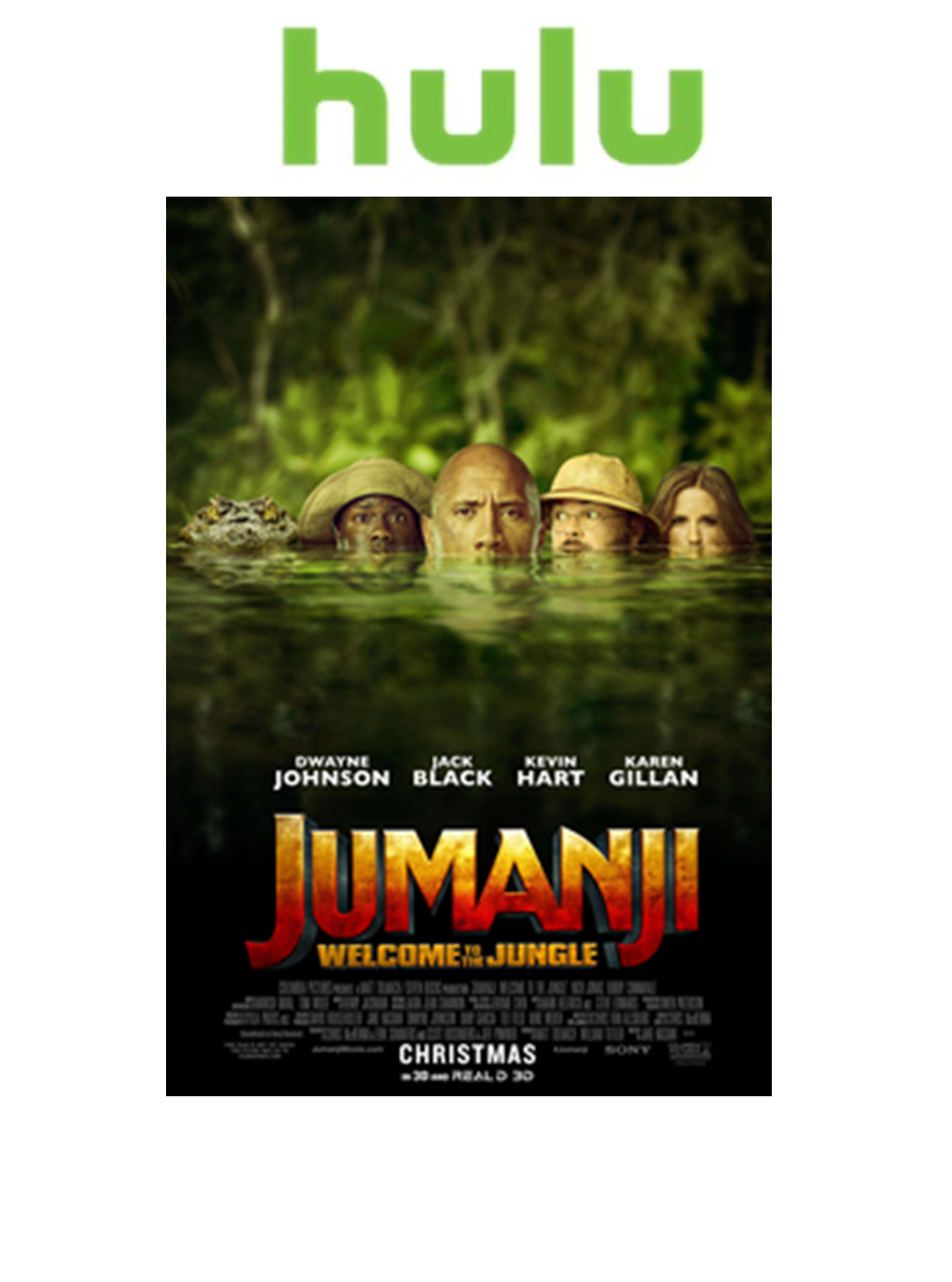 Jumanji welcome to the jungle hulu on sale