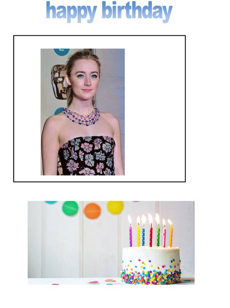 Happy birthday Saoirse Ronan by scottyiam on DeviantArt