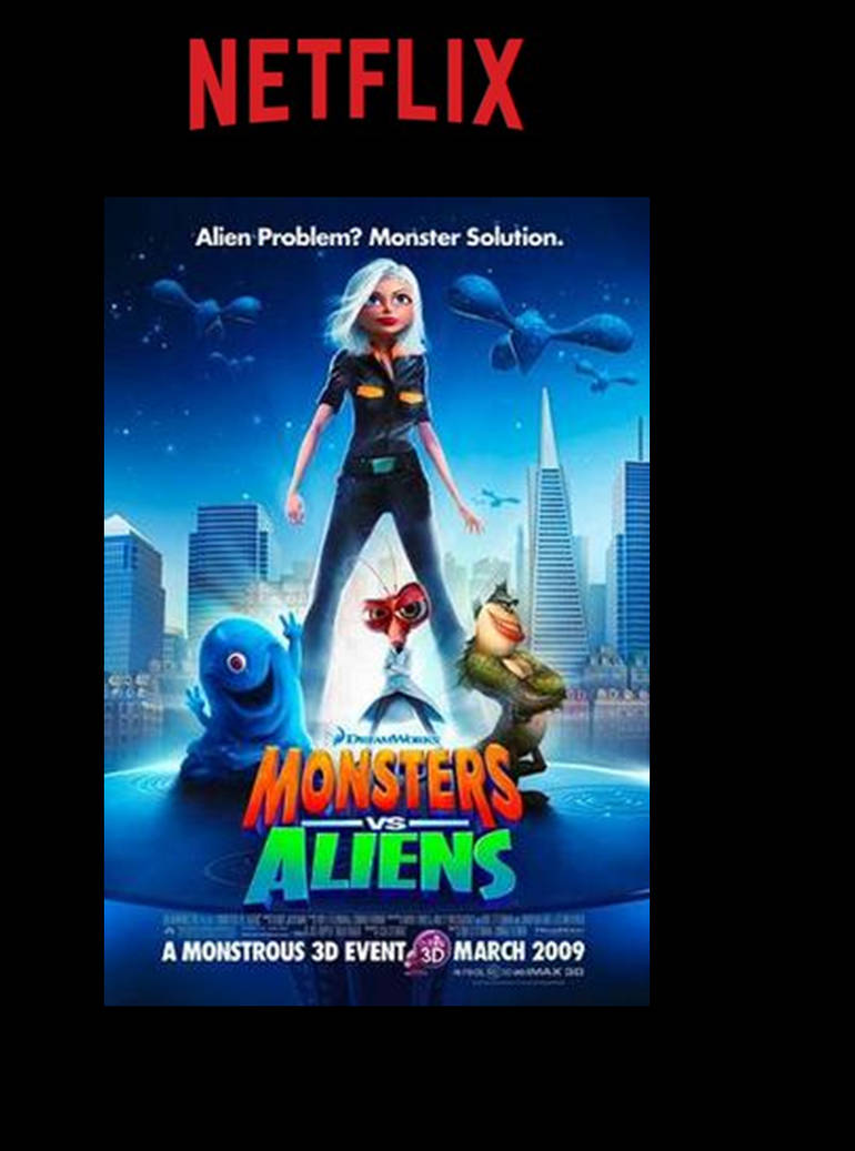 Netflix Monsters vs. Aliens by scottyiam on DeviantArt