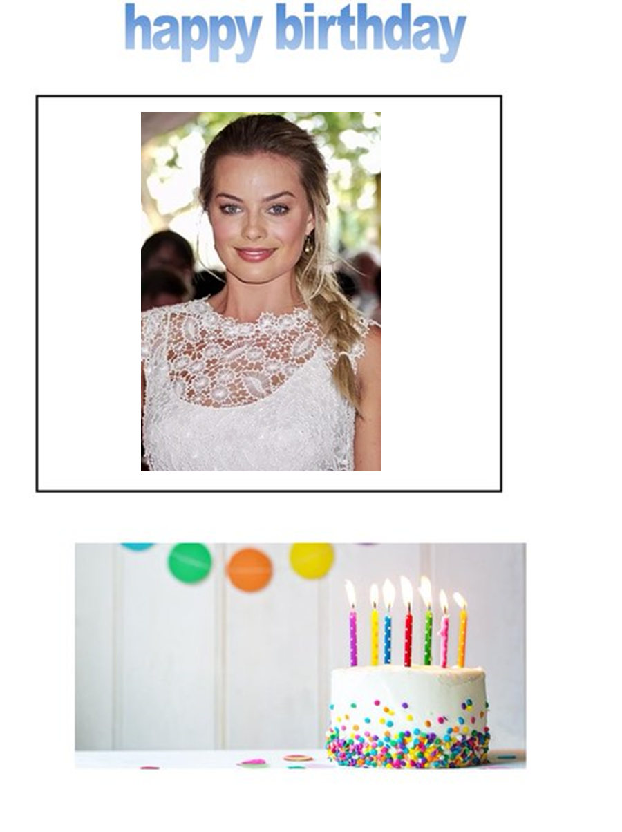 happy birthday Margot Robbie by scottyiam on DeviantArt