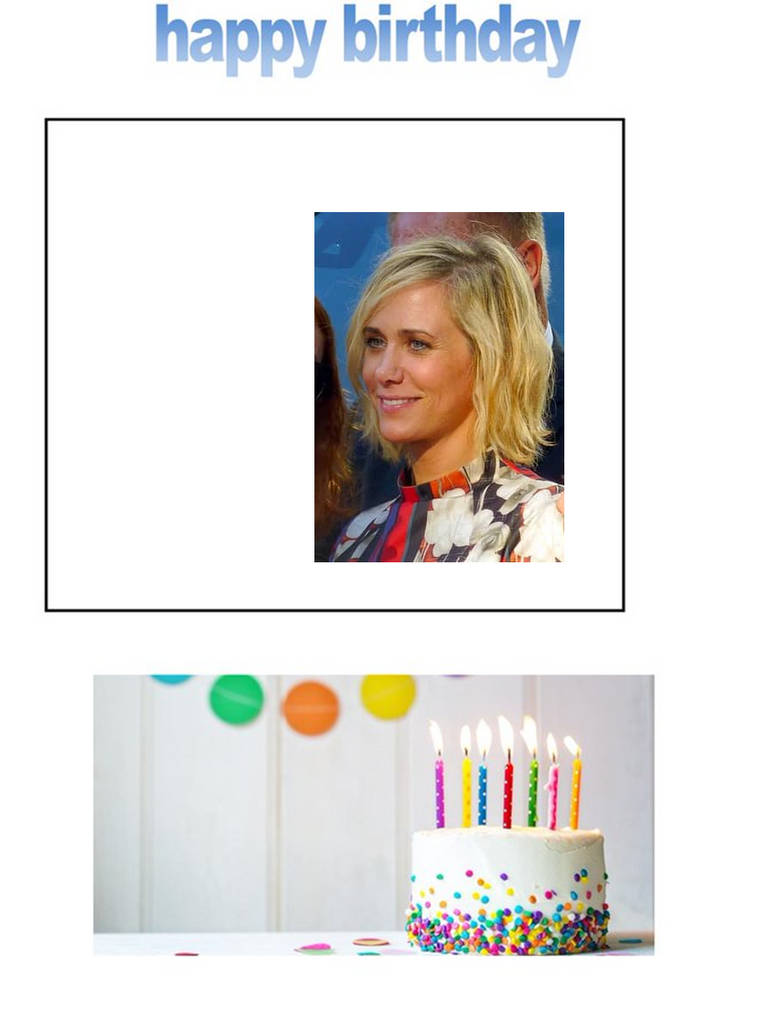 Happy birthday Kristen Wiig by scottyiam on DeviantArt