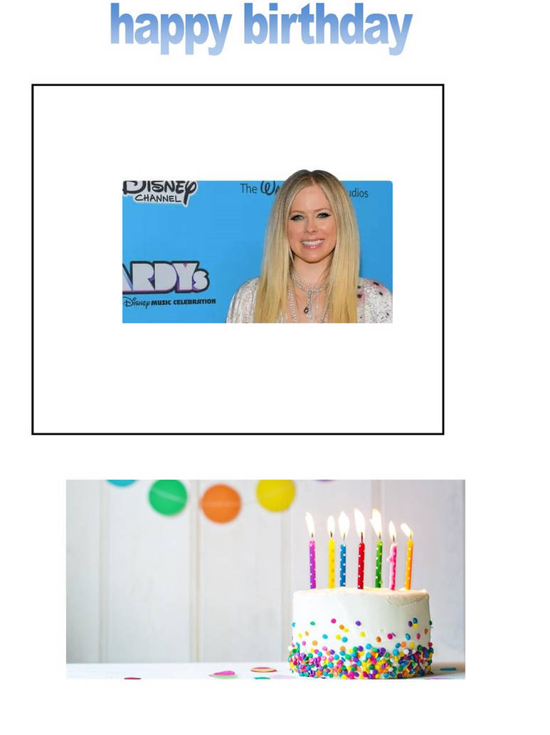 Happy Birthday Avril Lavigne by scottyiam on DeviantArt