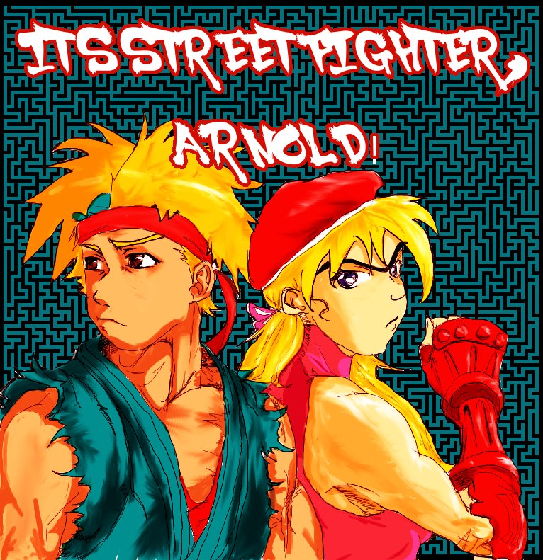 It's Street Fighter Arnold