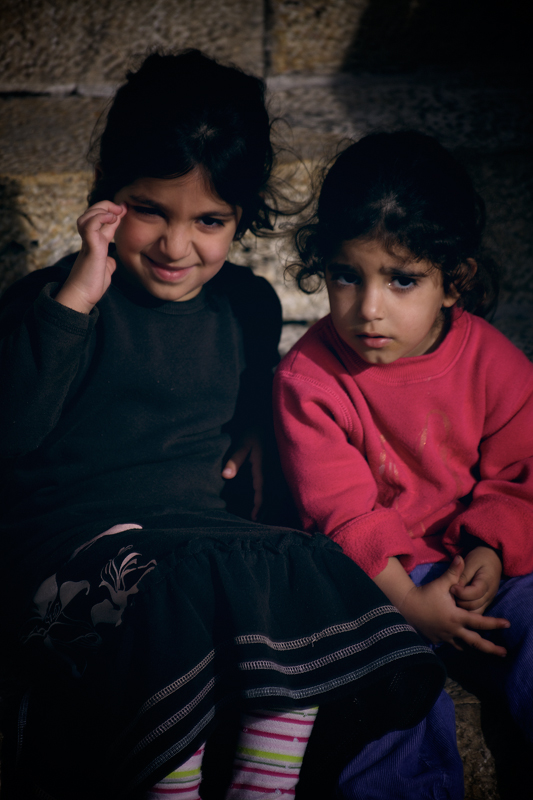 Kids near Kotel