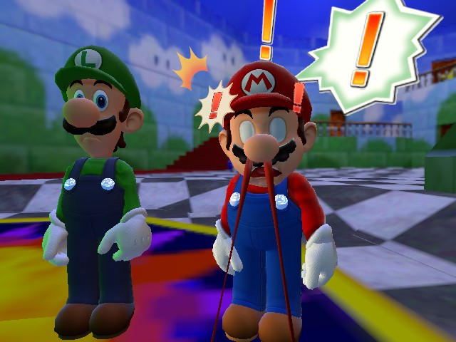 Mario Intrigued Mario's Suprised Face XD by AwesomeJCR on DeviantArt