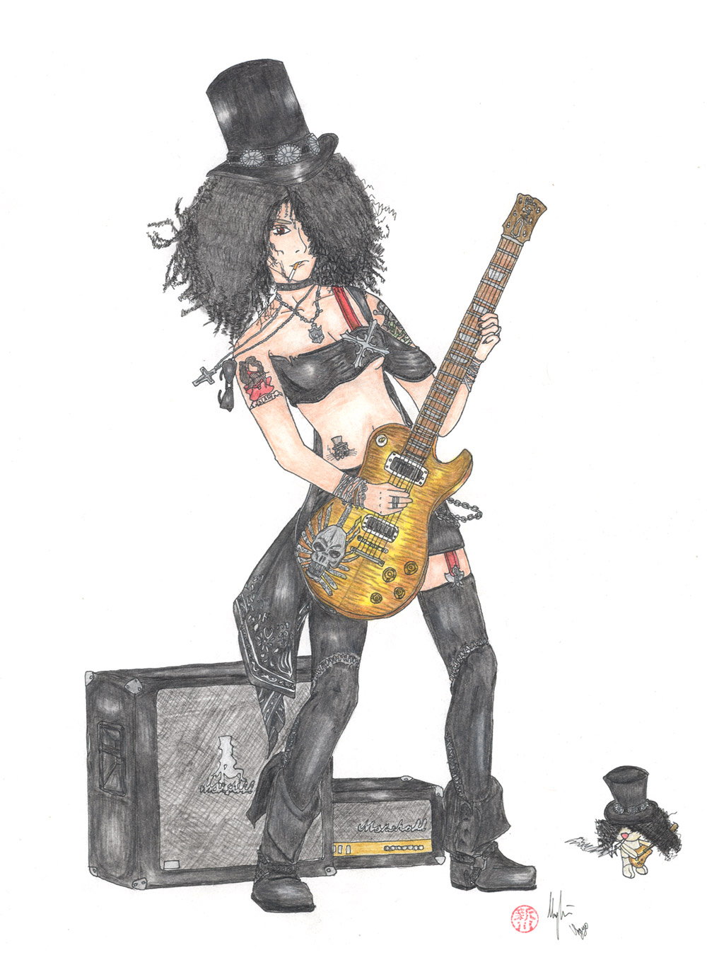 SLASH GUITAR by RickyLeeSavage on DeviantArt