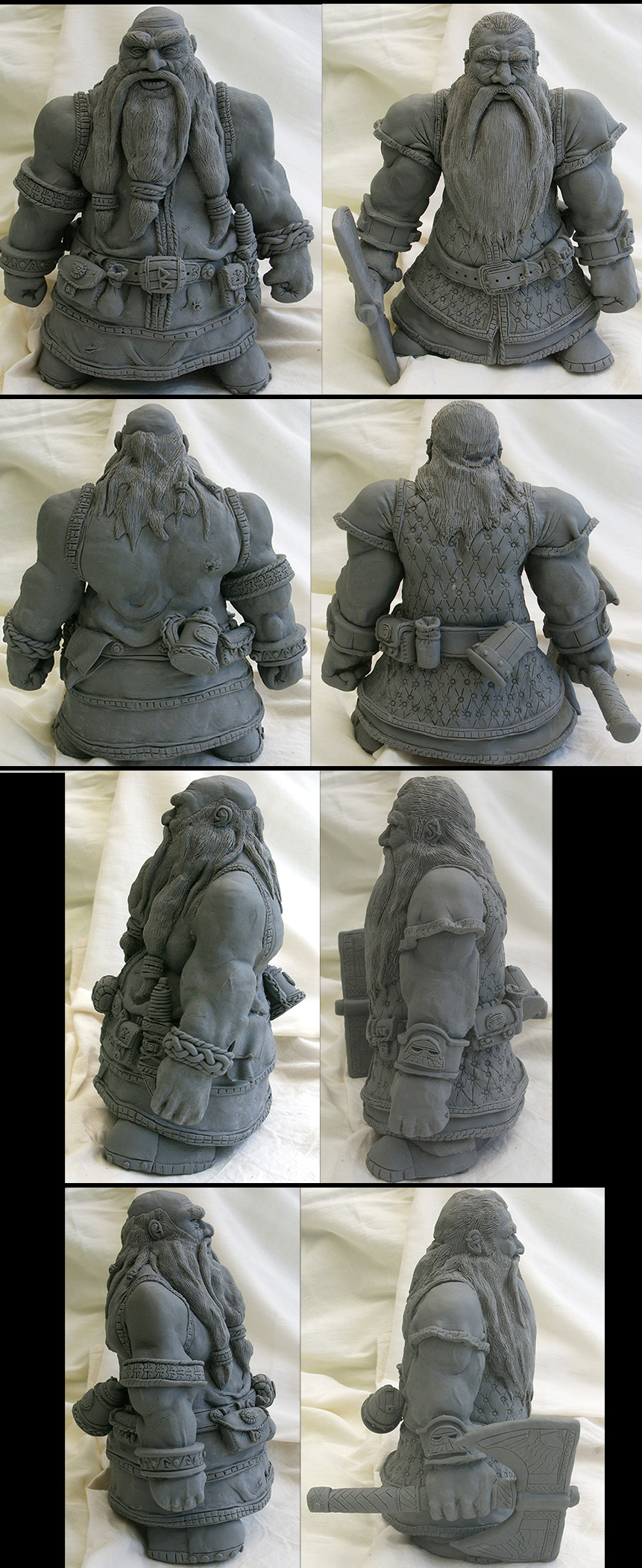 Sculpey Warhammer Dwarfs