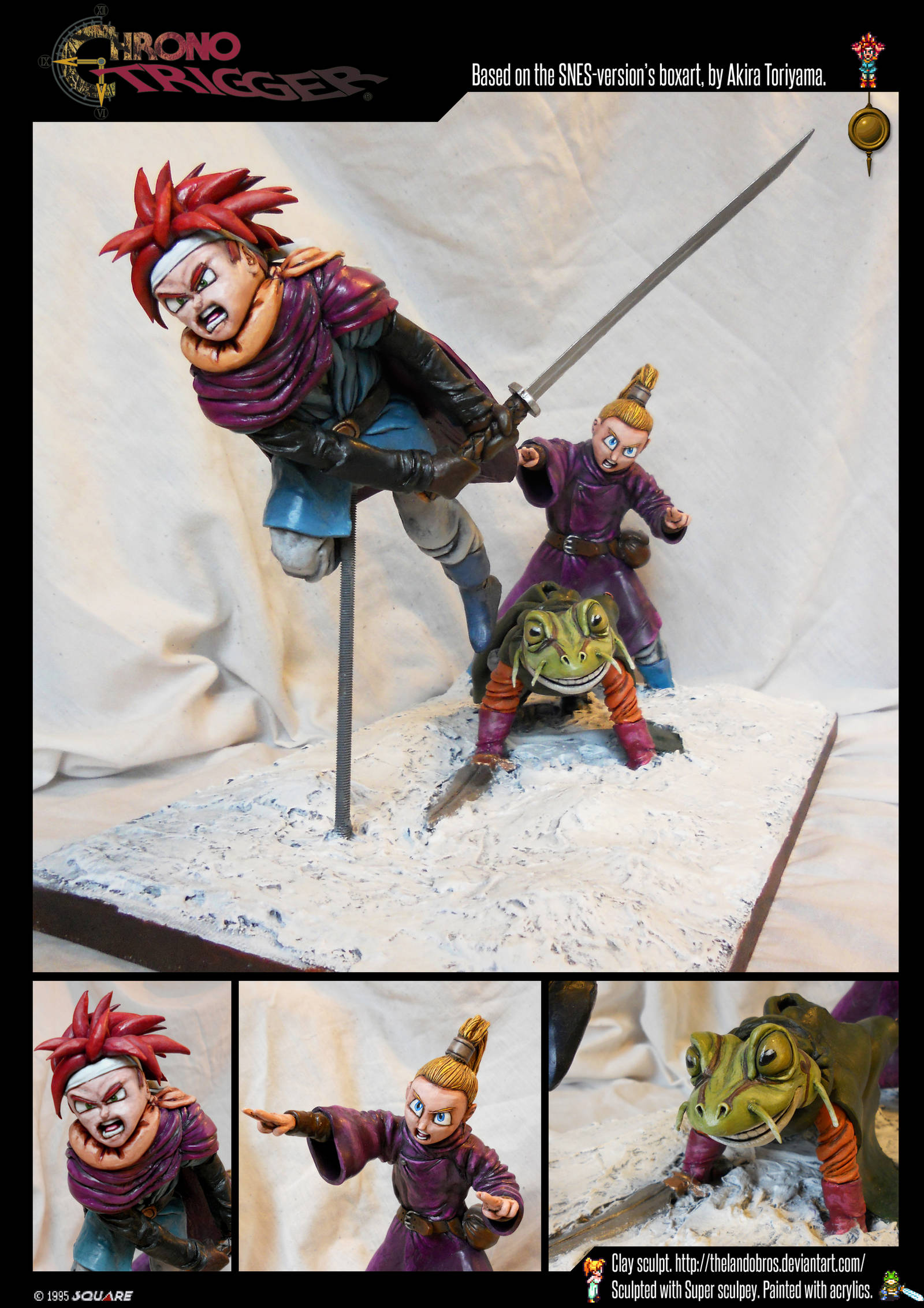 Chrono Trigger Sculpture by TheLandoBros
