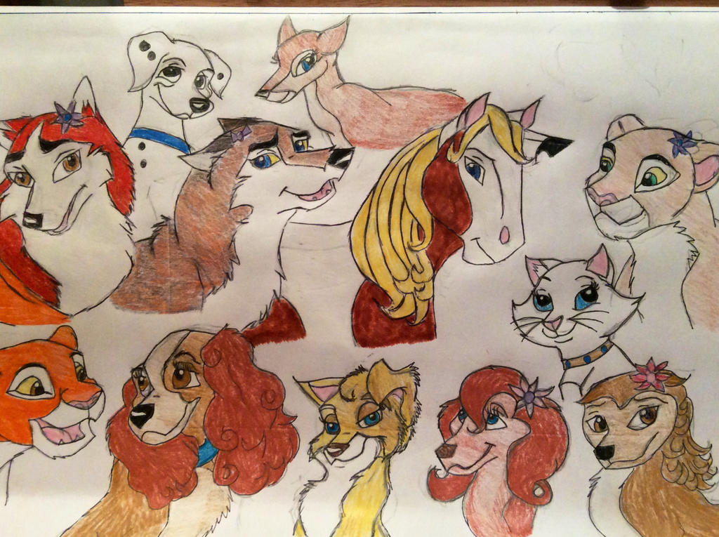My favourite female animal characters by Alyssaeve on DeviantArt