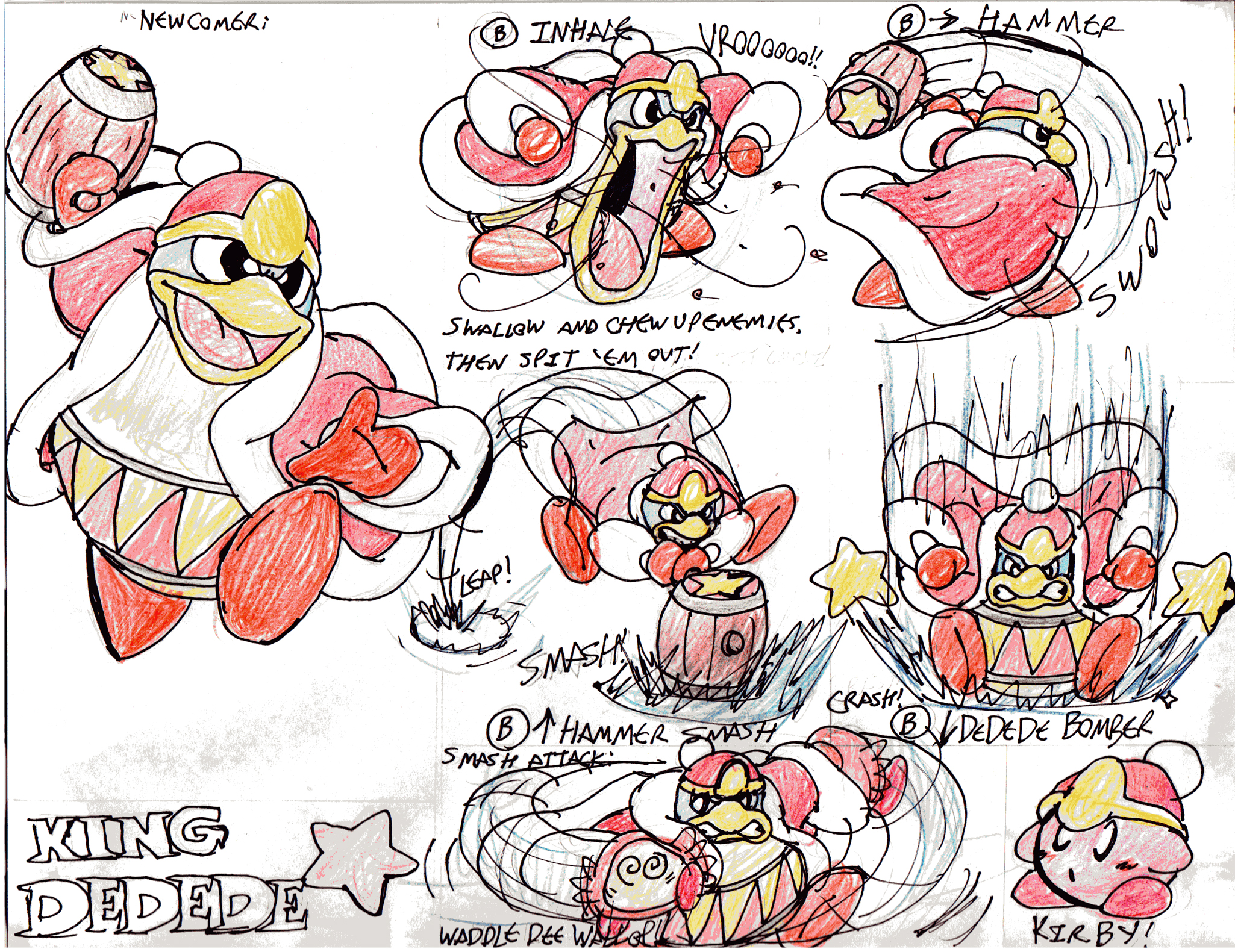 King Dedede's Smash Bros. Move by AngstyGuy on DeviantArt