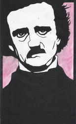 E.A. Poe, portrait