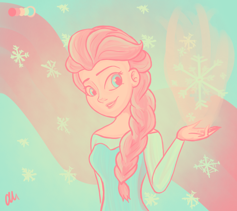 Elsa | Color Palette Challenge by Allyett on DeviantArt