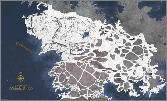 The Realm of Middle Earth (Blank Map)