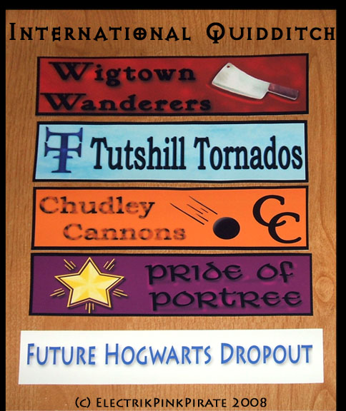 HP Quidditch Stickers v2.0