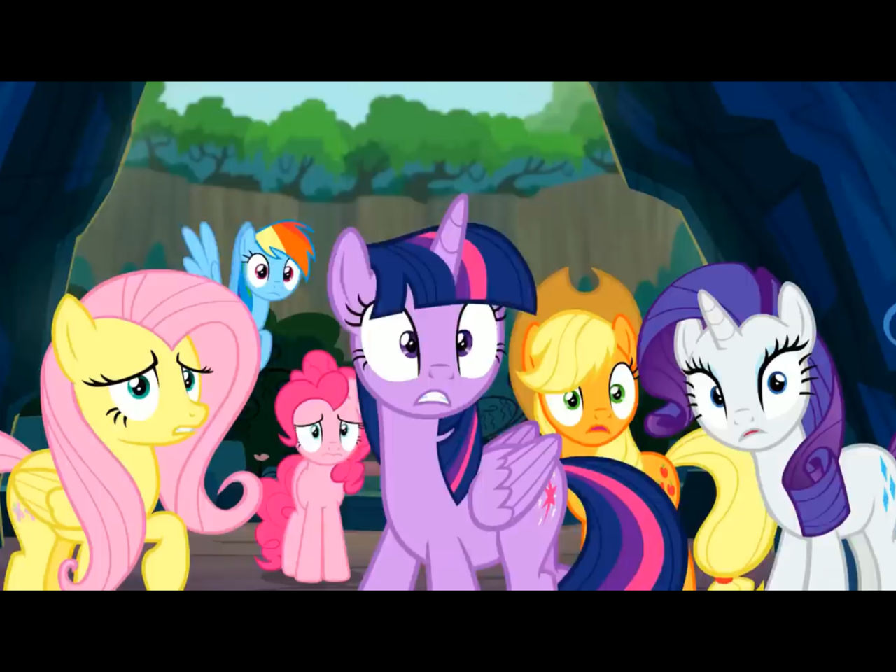 Mane 6 are feeling worried by leonskang on DeviantArt