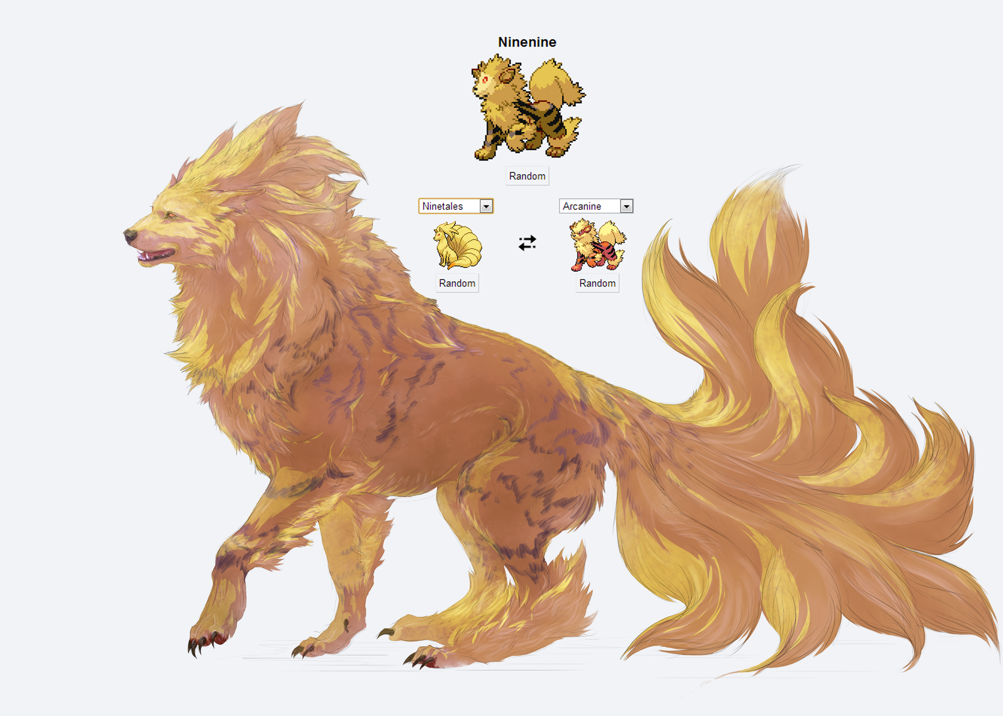 Pokemon fusion, Ninenine