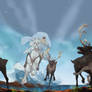 AAnd proper reindeer...