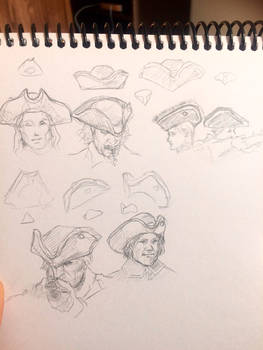 Tricorn hat studies