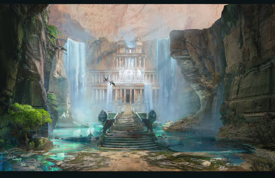 Land of birth - the palace under the falls