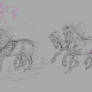 Sketching horses exercise!