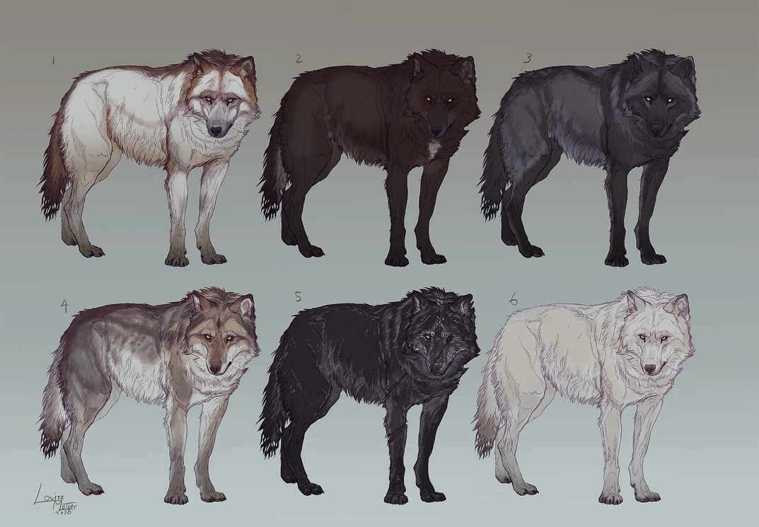 Timber wolves by Roiuky on DeviantArt