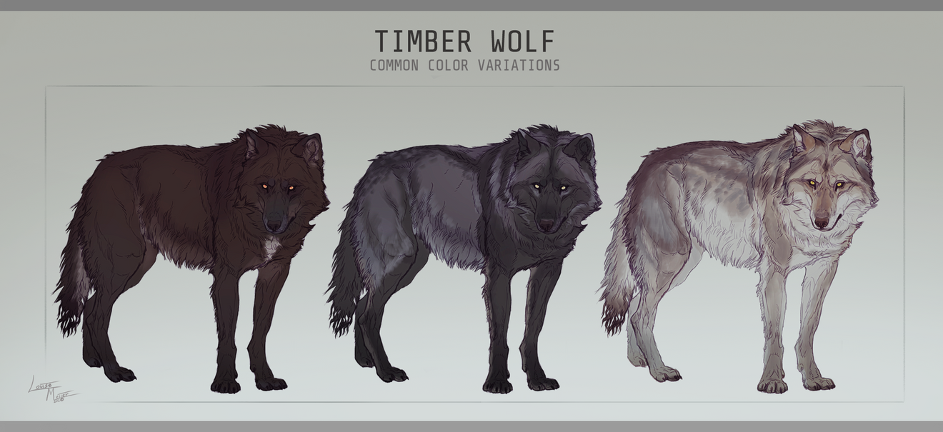 RDR2 inspired wolves by Roiuky on DeviantArt