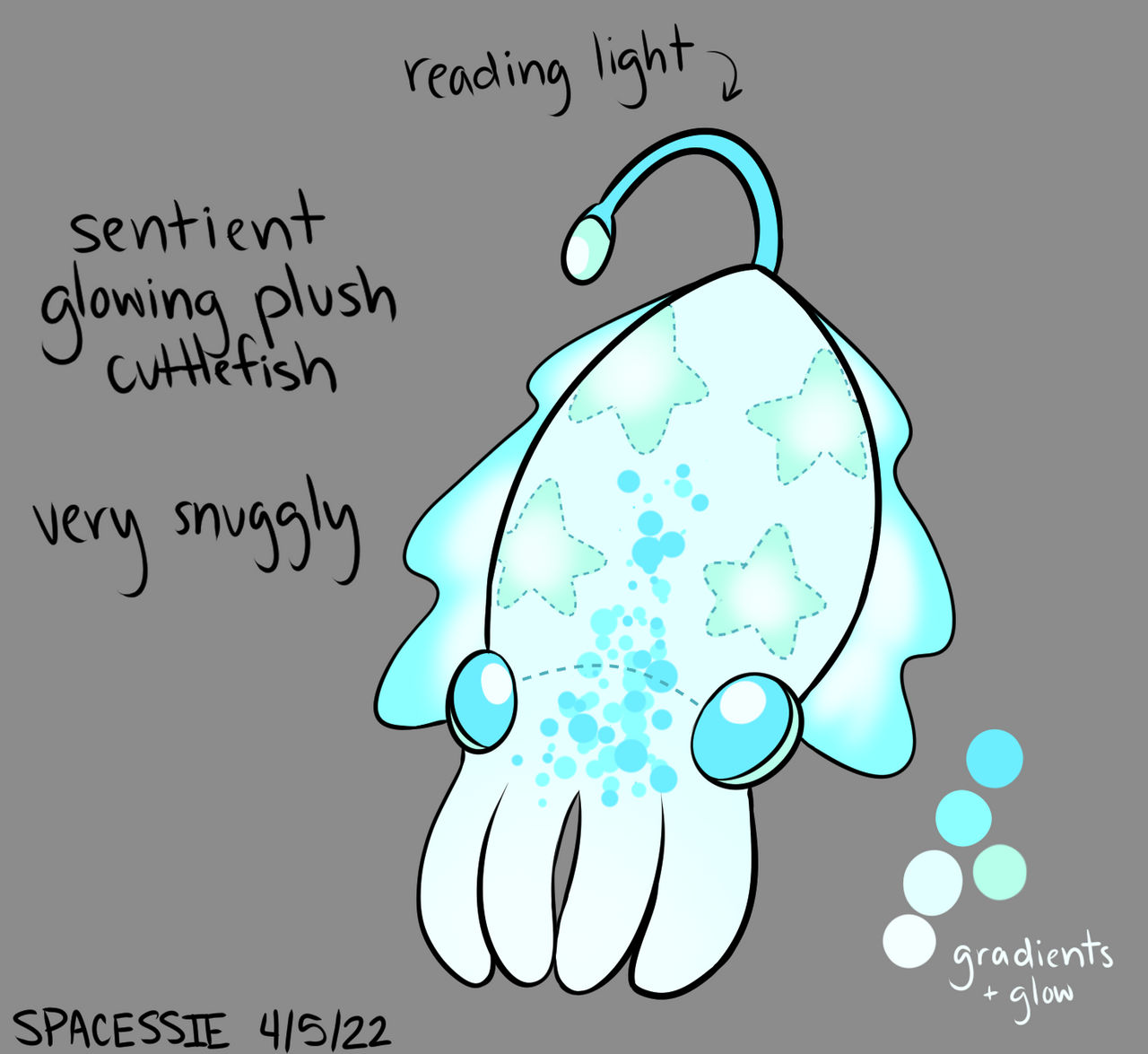 Cuddlefish by spacessie on DeviantArt