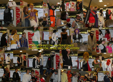 Tokyopop Soton Cosplay Collage