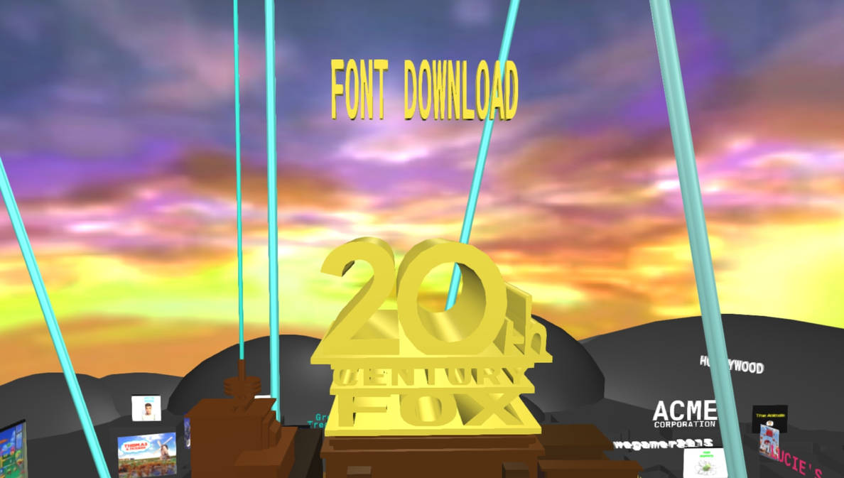 20th Century Fox Font by mielmeee on DeviantArt