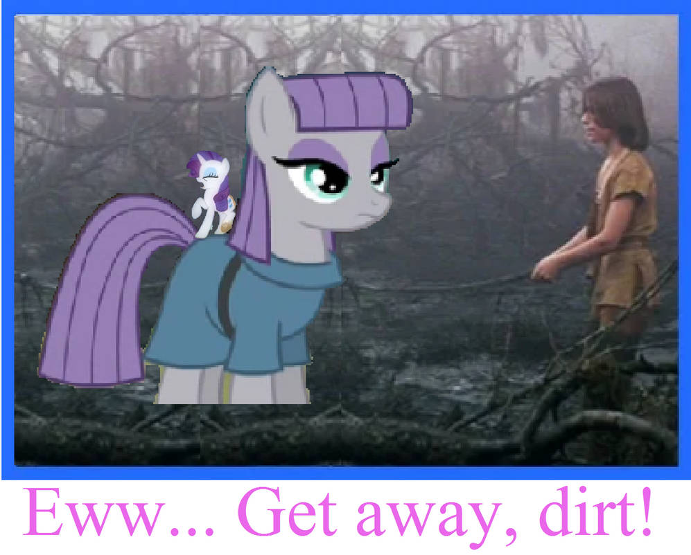 MLP Rarity Maud Pie pony in swamp of sadness Never by Mem3M4st3r on ...