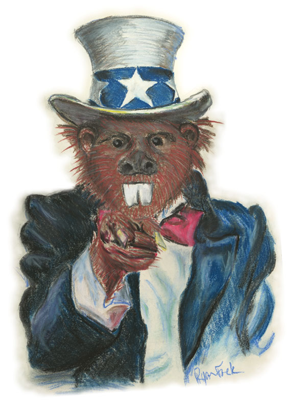 Uncle Sam... a Beaver? by computeracrylic on DeviantArt