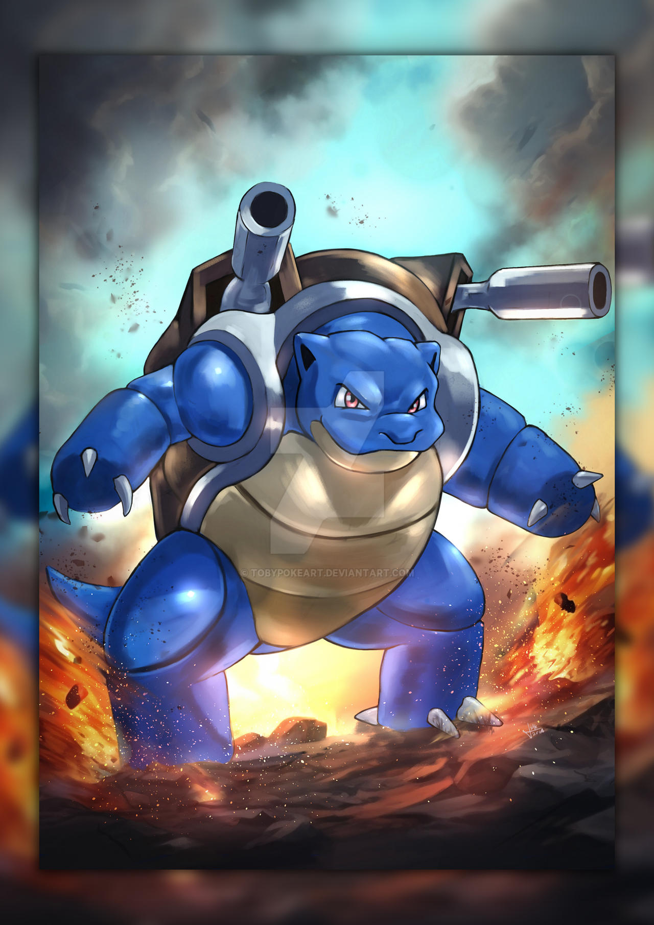 #46 Blastoise by TobyPokeArt on DeviantArt