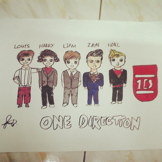 One Direction Deviantart One Direction Fan Art by myfavartz on DeviantArt