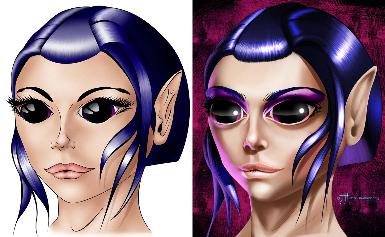 Elf Female - Comparison