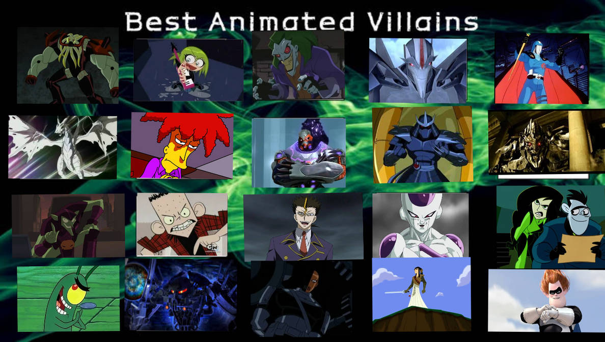 Best Animated Villains By Shukehamavak On Deviantart Best Animated Villains By Shukehamavak On Deviantart