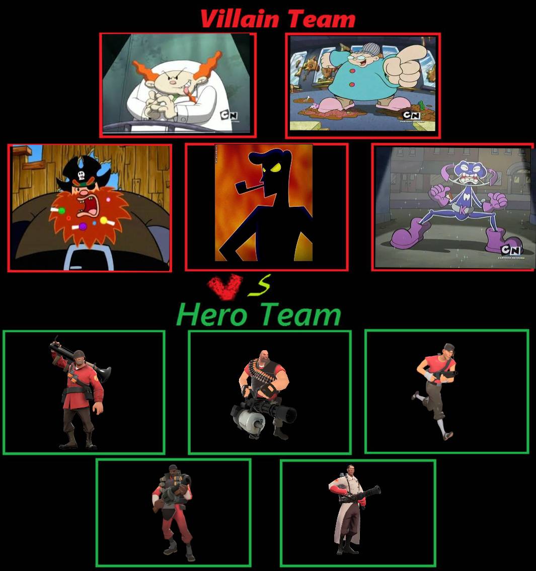 Team Fortress Heroes Vs Knd Villains Team By Shukehamavak On Deviantart Team Fortress Heroes Vs Knd Villains Team By Shukehamavak On Deviantart