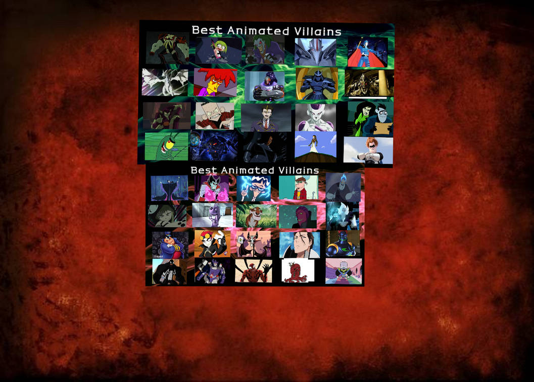 Ultimate Best Animated Villains By Shukehamavak On Deviantart Ultimate Best Animated Villains By Shukehamavak On Deviantart
