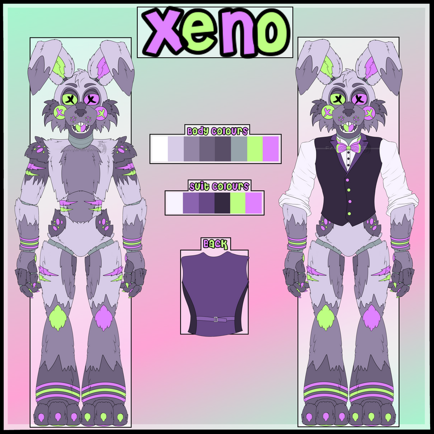 Fnaf Rabbit Oc Xeno - FNAF OC by EchoGhost10100 on DeviantArt