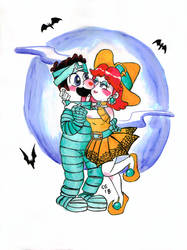 luigi And Daisy Halloween'18 (Art Snacks Oct '18)