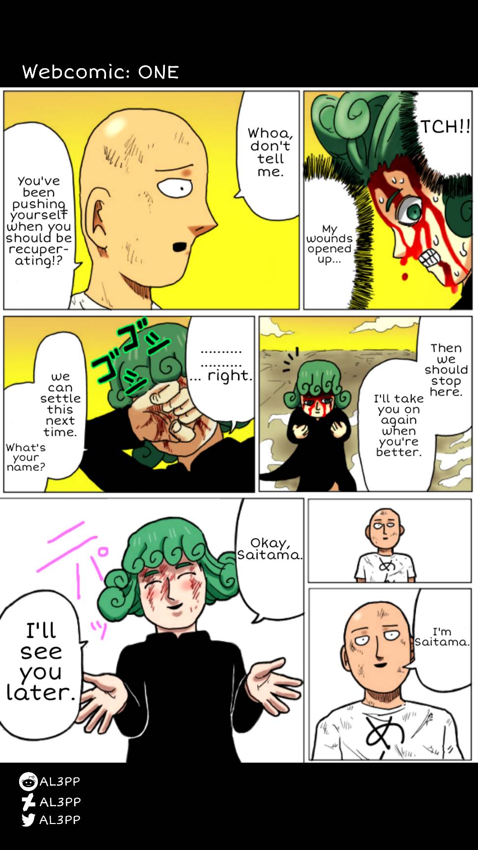 Saitama Vs Tatsumaki Webcomic Chapter Saitama vs Tatsumaki (Color) pag. 54 by Al3PP on DeviantArt