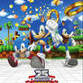 Sonic's 25th Anniversary New Image