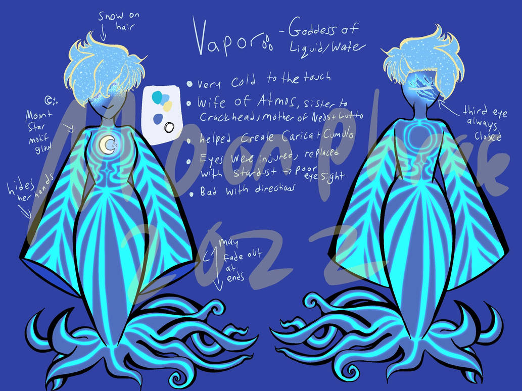 Vapor Rune Vapor- Goddess of Water by simplymoonphrase on DeviantArt
