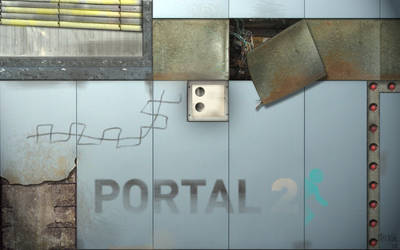 PORTAL 2 WALLPAPER With logo