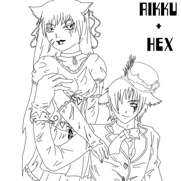 Rikku + Hex - gothic lolita