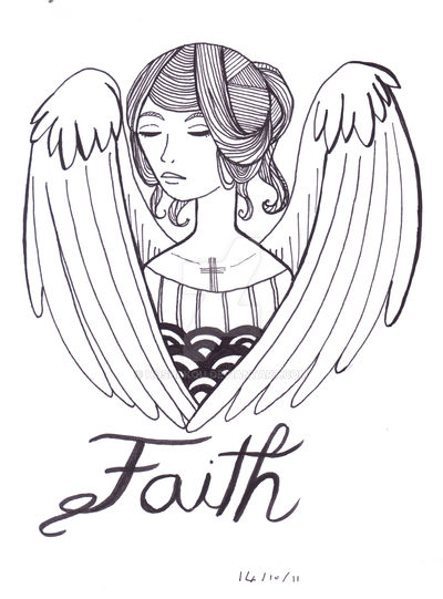 Faith Tattoo design by hoshi-kou on DeviantArt